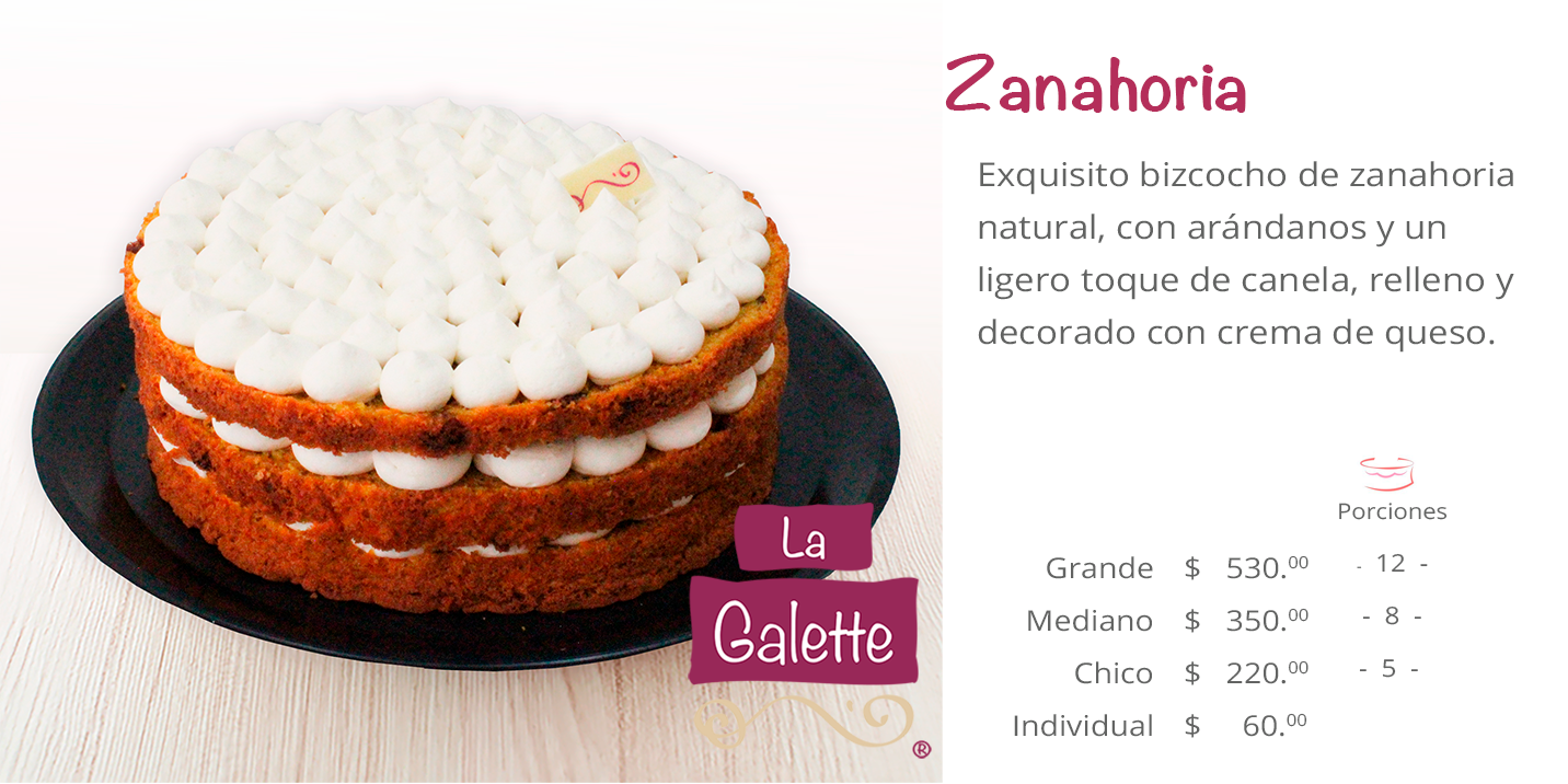 Pastel Zanahoria